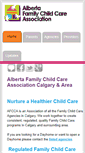 Mobile Screenshot of calgarychildcare.org